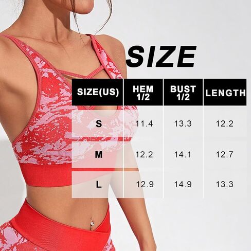 Women's High Support Sports Bra, Comfortable Racerback Bra for Gym, Yoga, and Workout, Comfortable Stretchable Activewea in Saudi Arabia