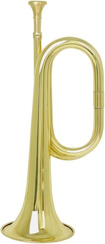 Flat Bugle Trumpet Bugle for Band Orchestra Trumpet Wind Instrument Beginner in Saudi Arabia