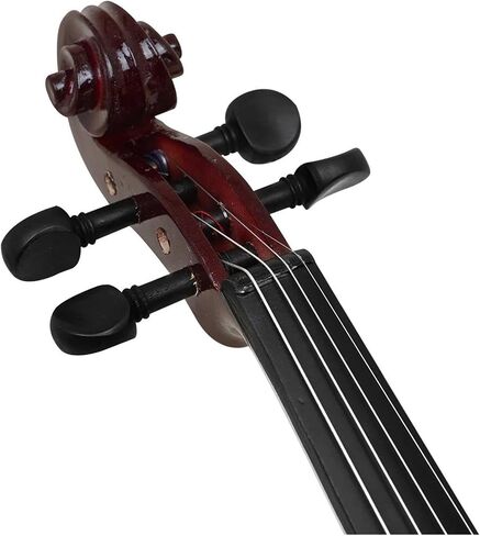 Professional Violin Set Electric Violin 4/4 With Bridge Headphones Playing Instrument(Wine Red) in Saudi Arabia