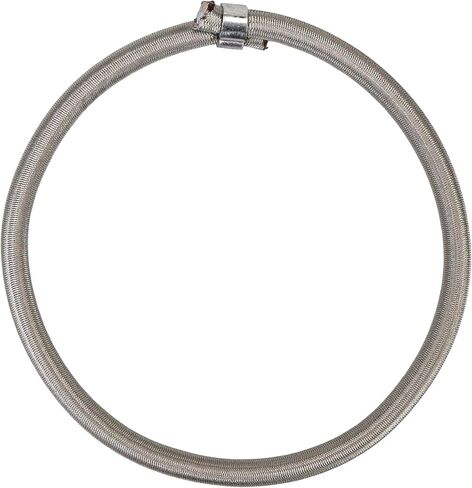 10Pcs Trampoline Bungee Cord Replacement Bands Elastic Rope Ties with Aluminum Buckle Accessories, 5 Inches Independent Cords for Tarp Canopy Exercise Fitness Rebounder Strap - Max Limit 300 lbs, Gray in Saudi Arabia