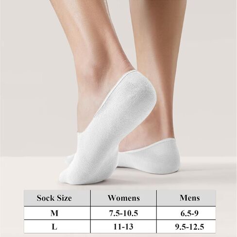 6/12 PCS Men's No Show Socks, Low Liner Socks with Silicone Heel Tabs, Non-Slip Design for Daily Wear and Casual Shoes in Saudi Arabia
