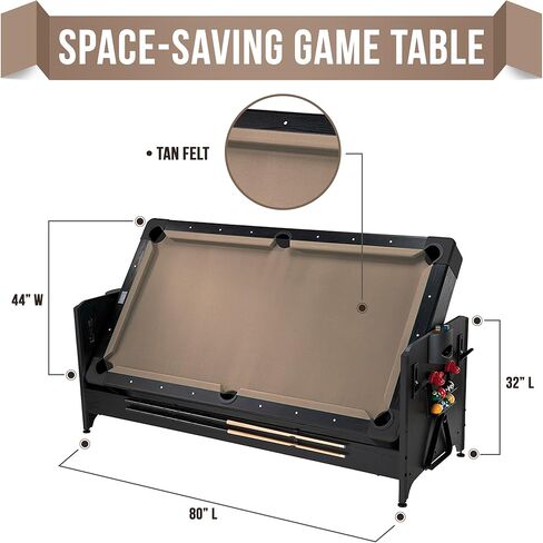 طاولة ألعاب بوكي 3 في 1 أصلية من فات كات، 7 أقدام in Kuwait