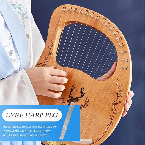 Professional Lyre Harp String Pegs Replacement Tuning Pins for Lyre Harp Sturdy String Pegs for Stringed Musical Instruments in Saudi Arabia
