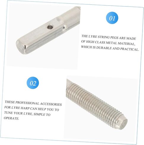 ibasenice 1set Lyre Harp String Pegs Fixing Accessories for Lyre String Instruments Easy Installation and Performance for Musicians and Harp Enthusiasts in Saudi Arabia