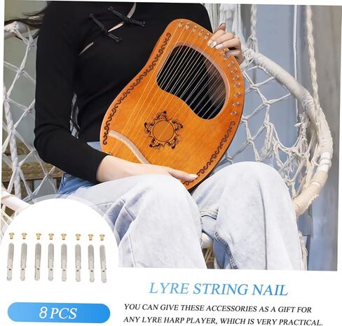 ibasenice 1set Lyre Harp String Pegs Fixing Accessories for Lyre String Instruments Easy Installation and Performance for Musicians and Harp Enthusiasts in Saudi Arabia