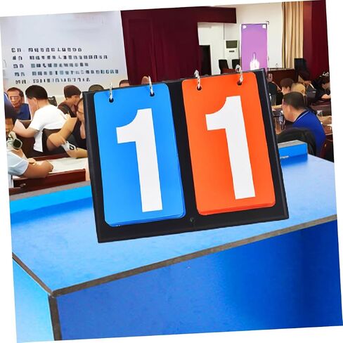 BESPORTBLE Portable Table Top Scoreboard for Sports Dual-Color Design Reusable Score Counter for Basketball Volleyball and Football Games in Saudi Arabia