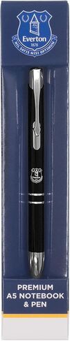 Everton F.C. Official Soccer Gift Executive Premium A5 Notebook & Pen, Black in Saudi Arabia