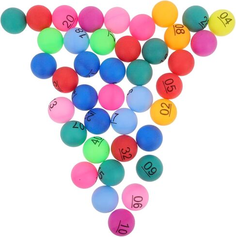 Sosoport 40pcs Colorful Bingo Prize for Raffles and Games Multi Numbered for Party Decorations Birthday Celebrations and Interactive Fun in Saudi Arabia