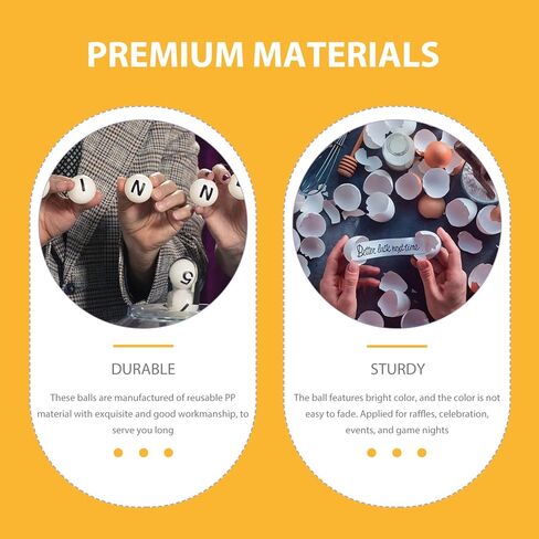 Toyvian 1set Lottery Colored Game for Raffles Entertainment and Table Tennis Lightweight and Easy to Store for Events and Game in Kuwait