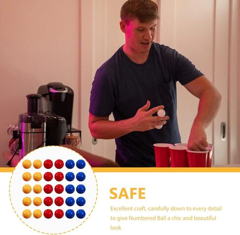 Toyvian 1set Lottery Colored Game for Raffles Entertainment and Table Tennis Lightweight and Easy to Store for Events and Game in Kuwait