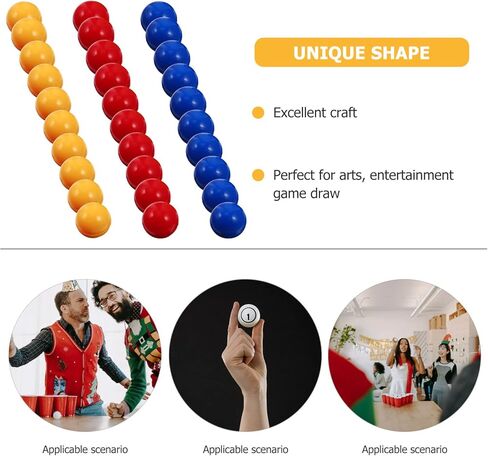 Toyvian 1set Lottery Colored Game for Raffles Entertainment and Table Tennis Lightweight and Easy to Store for Events and Game in Kuwait