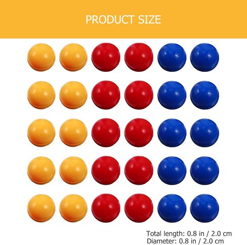 Toyvian 1set Lottery Colored Game for Raffles Entertainment and Table Tennis Lightweight and Easy to Store for Events and Game in Kuwait
