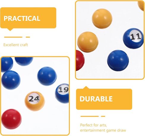 Toyvian 1set Lottery Colored Game for Raffles Entertainment and Table Tennis Lightweight and Easy to Store for Events and Game in Kuwait
