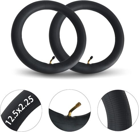 2-Pack 14x2.50 الأنبوب الداخلي 14x2.5 14x2.10 14x2.125 14x2.25 14x2.40 الأنبوب الداخلي 14 بوصة أنبوب الدراجة مع ساق صمام منحني in Kuwait