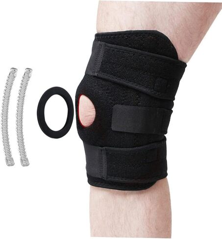 PartyKindom Sports Knee Pads Anti-Slip Support Sleeves for Mountaineering Large Size 23 * 57.5CM for Weight Over 75KG Breathable Knee Protectors for Hiking and Cycling in Saudi Arabia