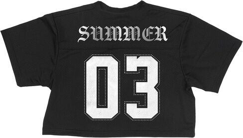 جيرسي صيفي للسيدات من Summer Walker، قميص رسمي لجولة Merch Crop Tour in Saudi Arabia