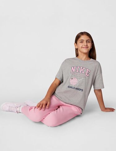 Nike Girls' Sportswear Club Basketball Hoop Boyfriend T-Shirt in Saudi Arabia