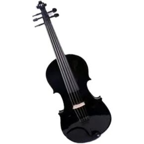 Professional Violin Set Black 5 String Electric Violin 4/4 Instrument Performance in Saudi Arabia