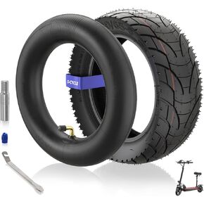 Scooter Tires 10x3 80/65-6 City Road Tire with Inner Tube Motorcycle & Electric Scooter Tires Compatible With Apollo 2022 Explore Kugoo M4 E-Bike 255x80 Tire in Kuwait