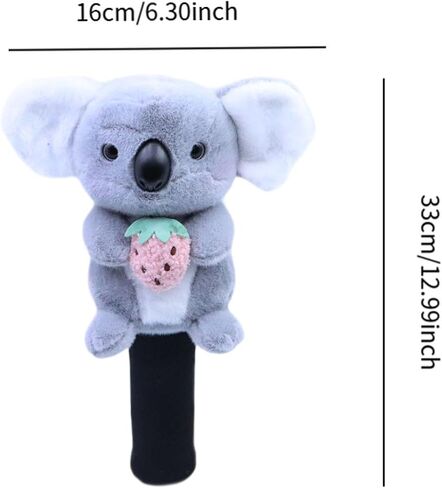 Koala Golf Headcover Golf Club Cover for Drivers Hybrid,Funny,Cartoon,Golf Gift,Golf Accessories Lovely Plush in Saudi Arabia