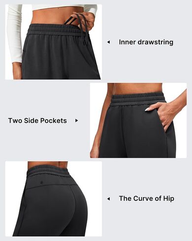 G4Free Smoofit Modal Soft Women's Joggers Inner Drawstring Sweatpants Casual Pants with Pockets Cinch Bottom in Saudi Arabia