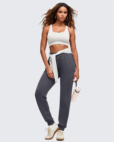 G4Free Smoofit Modal Soft Women's Joggers Inner Drawstring Sweatpants Casual Pants with Pockets Cinch Bottom in Saudi Arabia