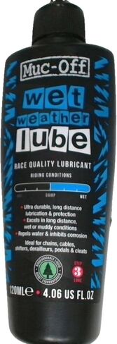 Muc-Off Chain Wet Lube 50ml 2-Pack | مادة تشحيم سلسلة دراجات قابلة للتحلل الحيوي | يقلل الاحتكاك ويطيل عمر السلسلة | تركيبة شمعية تطرد الماء | مناسبة لدراجات MTB ودراجات الطرق in Saudi Arabia