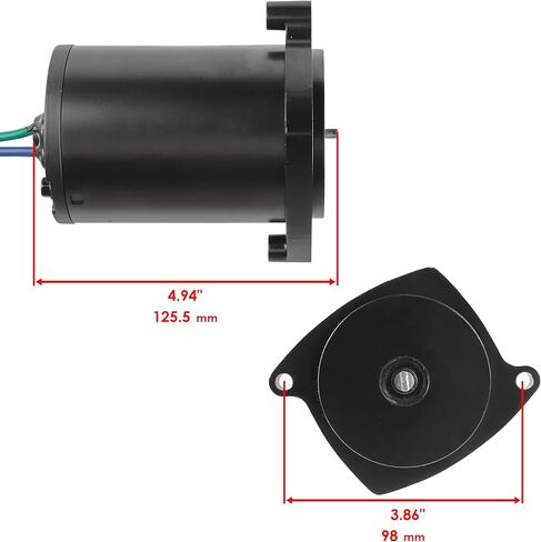 Caltric Tilt Trim Motor Compatible with Mercury 828708 878265A1 878265A4 828708T 8M0031551 / API PT486NM in Saudi Arabia