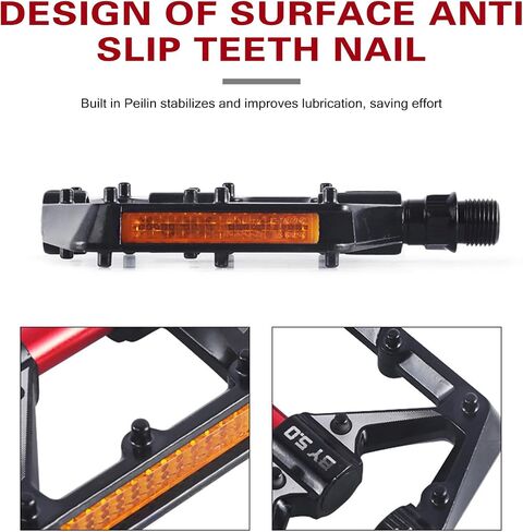 Road Bicycle Pedals, Bike Pedals, Road Bike Pedals, Mountain Bike Pedals, Lightweight, Universal Compatibility 9/16", Sealed Bearings, Waterproof Protection in Saudi Arabia