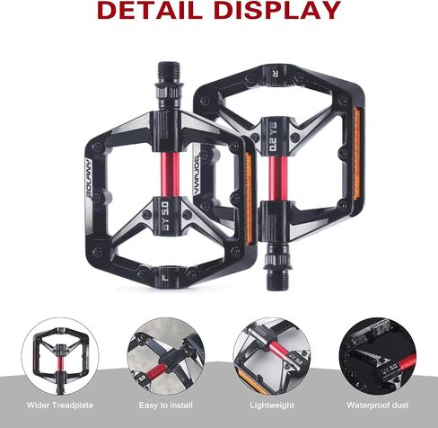 Road Bicycle Pedals, Bike Pedals, Road Bike Pedals, Mountain Bike Pedals, Lightweight, Universal Compatibility 9/16", Sealed Bearings, Waterproof Protection in Saudi Arabia