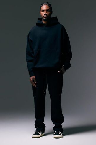 ANANKE DESTINY Polar Fleece Hoodie for Men – Heavyweight Black Pullover Fleece Hoodie with Hood & Pockets in Saudi Arabia