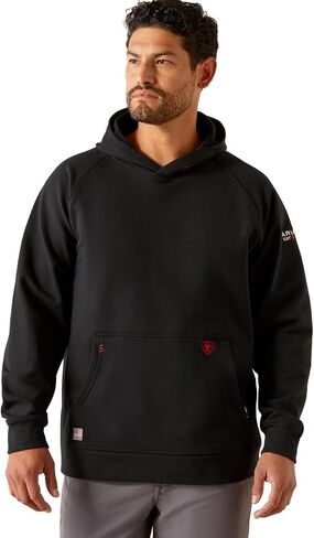ARIAT Men's Flame Resistant Durastretch Work Hard Live Free Hoodie in Saudi Arabia