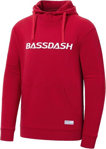 BASSDASH Mens Cotton Hoodie Long Sleeve Pullover Hooded Casual Drawstring Warm Sweatshirt with Kangaroo Pocket in Saudi Arabia