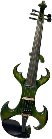 Professional Violin Set 4/4 5 String Green Electric Violin Solid Wood Instrument in Saudi Arabia