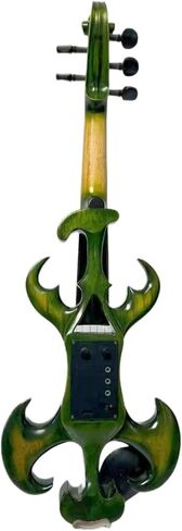 Professional Violin Set 4/4 5 String Green Electric Violin Solid Wood Instrument in Saudi Arabia