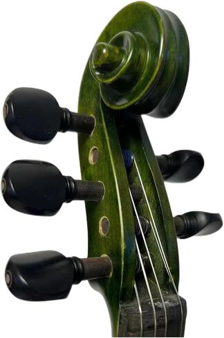 Professional Violin Set 4/4 5 String Green Electric Violin Solid Wood Instrument in Saudi Arabia