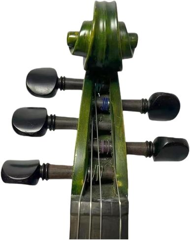 Professional Violin Set 4/4 5 String Green Electric Violin Solid Wood Instrument in Saudi Arabia