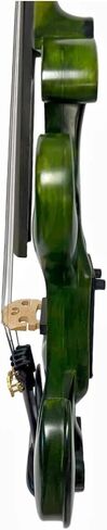 Professional Violin Set 4/4 5 String Green Electric Violin Solid Wood Instrument in Saudi Arabia