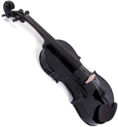 Professional Violin Set Black 5 String Electric Violin 4/4 Instrument Performance in Saudi Arabia