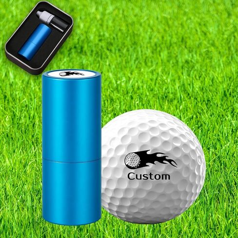 Custom Golf Ball Marker Personalized Golf Ball Stamper Markers with Your Logo Name Monogram, Quick-Dry Self-Inking Marking Golfs Tool Accessories for Men Gifts in Saudi Arabia