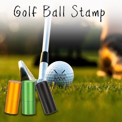 Custom Golf Ball Marker Personalized Golf Ball Stamper Markers with Your Logo Name Monogram, Quick-Dry Self-Inking Marking Golfs Tool Accessories for Men Gifts in Saudi Arabia