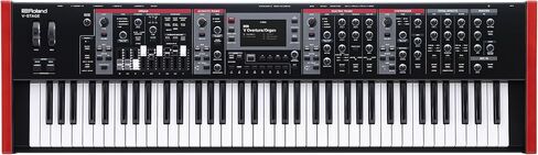 Roland V-STAGE 76 | Premium 76-Key Semi-Weighted Digital Keyboard | Ideal for Synth-Focused Players | Four Independent Sound Engines | Advanced Modeling Technology & Sound Customization in Saudi Arabia