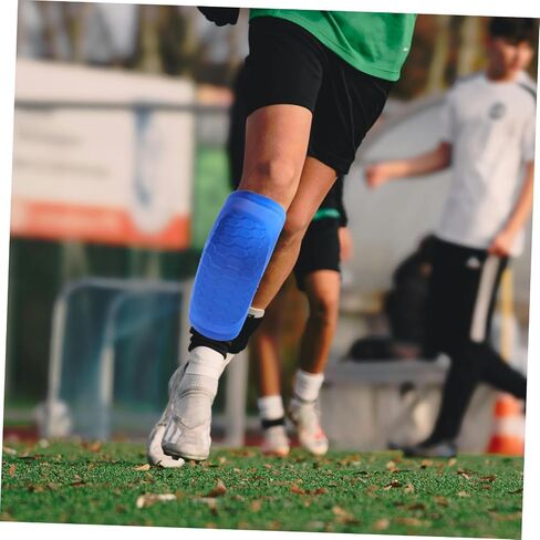 Toyvian Football Shin Guards Honeycomb Padding Soccer Shin Pads Protection for Men Women Boys and Girls Breathable Impact Resistant in Saudi Arabia