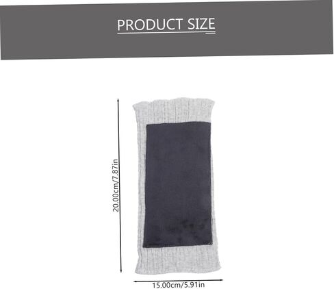 BESPORTBLE 1pair Warm Thickened Knee Pads for Cold Weather Two-layer Design for Comfort and Support for Home Use and Outdoor Activities Unisex in Saudi Arabia
