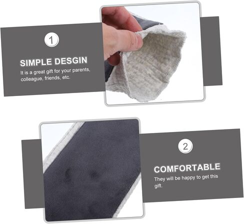 BESPORTBLE 1pair Warm Thickened Knee Pads for Cold Weather Two-layer Design for Comfort and Support for Home Use and Outdoor Activities Unisex in Saudi Arabia