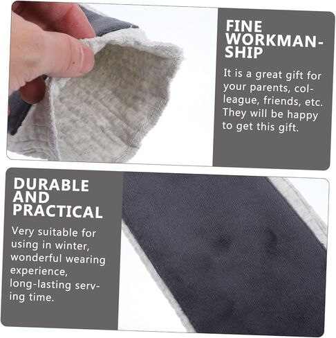 BESPORTBLE 1pair Warm Thickened Knee Pads for Cold Weather Two-layer Design for Comfort and Support for Home Use and Outdoor Activities Unisex in Saudi Arabia