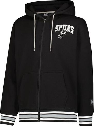 Ultra Game Adults NBA Official Super Soft MVP Full Zip Hoodie Jacket, San Antonio Spurs, Team Color, Large in Saudi Arabia