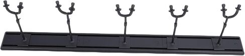Eujgoov Guitar Mount System, Space Saving Display Rack, 270 Degree Rotating Adjustment 5 Guitar Hooks, 12.6 ft rail for Acoustic Electric Basses Wall Organizer in Saudi Arabia