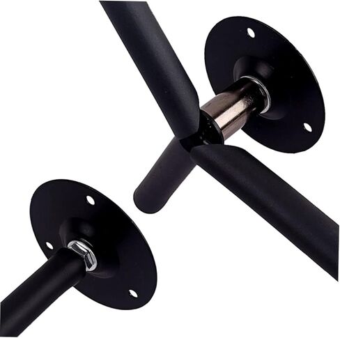 Garneck 2Pcs Metal Wall Mount Guitar Hanger Rack for Ukulele and String Instruments Durable Black Bracket for Acoustic Guitar Display for Home Shop Use in Saudi Arabia