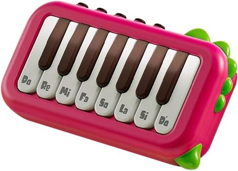 15 Key Pocket Piano Mini Electronic Piano One Click Switching Between 3 Different Tones Illuminated Keys Interesting Portable Music Instrument for Trip Home Camping Outdoors in Kuwait